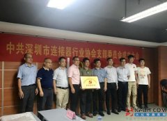 澳门永利网址深圳市连接器行业协会党支部成立